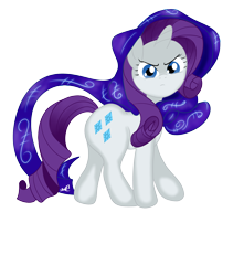 Size: 3100x3510 | Tagged: safe, artist:stormythetrooper, rarity, pony, unicorn, g4, female, high res, hood, simple background, solo, transparent background
