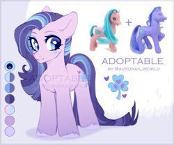 Size: 3000x2500 | Tagged: safe, artist:avroras_world, clever clover, tenderheart, oc, earth pony, pony, adoptable, auction, chest fluff, female, fusion, heart, high res, leg fluff, long hair, long mane, long tail, looking away, mare, not starlight glimmer, reference sheet, simple background, smiling, solo, tail, white background