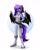 Size: 960x1200 | Tagged: safe, artist:buvanybu, oc, oc only, oc:amethyst gear, bat pony, anthro, plantigrade anthro, fallout equestria, bandana, bat pony oc, belt, boots, clothes, ear fluff, ear piercing, fangs, hand on hip, jumpsuit, magenta eyes, neckerchief, piercing, pipbuck, pockets, shoes, solo