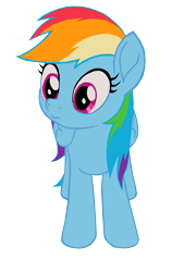 Size: 1280x1775 | Tagged: safe, artist:benpictures1, rainbow dash, pegasus, pony, g4, my little pony: the movie, cute, dashabetes, female, inkscape, mare, simple background, solo, transparent background, vector