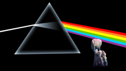 Size: 1920x1080 | Tagged: safe, artist:fluttershank, oc, oc:heavy weather, pegasus, pony, pink floyd, prism, the dark side of the moon, vrchat