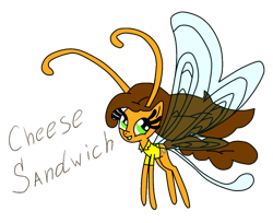Size: 940x766 | Tagged: safe, artist:humanymcduck56, cheese sandwich, breezie, g4, breeziefied, male, simple background, solo, species swap, transparent background