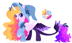 Size: 1024x615 | Tagged: safe, artist:kabuvee, oc, oc only, alicorn, pony, alicorn oc, female, hat, horn, mare, simple background, solo, transparent background, wings, witch hat