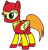 Size: 720x746 | Tagged: safe, artist:author92, edit, oc, oc only, oc:joule, pegasus, pony, ninja, ready to fight, serious, serious face, simple background, solo, transparent background