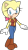 Size: 489x863 | Tagged: safe, artist:legobuilder100, megan williams, hedgehog, anthro, g1, alternate design, alternate universe, bow, happy, simple background, solo, sonic the hedgehog (series), species swap, transparent background