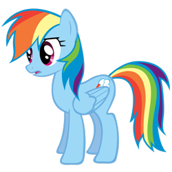 Size: 2449x2449 | Tagged: safe, artist:elboufon, rainbow dash, pegasus, pony, g4, sonic rainboom (episode), female, high res, mare, simple background, solo, transparent background, vector