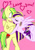 Size: 536x759 | Tagged: safe, artist:diankave, oc, oc only, oc:wooden toaster, pegasus, semi-anthro, arm hooves, blushing, female, male, oc x oc, pegasus oc, pink background, shipping, simple background, straight, wings