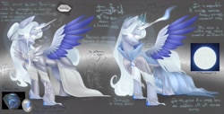 Size: 4096x2079 | Tagged: safe, artist:irinamar, oc, oc only, alicorn, pony, alicorn oc, horn, reference sheet, solo, wings