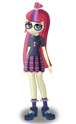 Size: 353x576 | Tagged: safe, artist:suzanflour508, moondancer, human, equestria girls, g4, equestria girls-ified, female, simple background, solo, white background