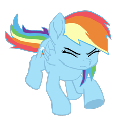 Size: 1280x1355 | Tagged: safe, artist:benpictures1, rainbow dash, pegasus, pony, g4, my little pony: the movie, cute, dashabetes, eyes closed, female, inkscape, mare, simple background, solo, transparent background, vector