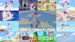 Size: 1280x720 | Tagged: safe, edit, edited screencap, editor:quoterific, screencap, dahlia, hitch trailblazer, izzy moonbow, pipp petals, sunny starscout, zipp storm, earth pony, pegasus, pony, unicorn, g5, my little pony: tell your tale, neighfever, nightmare roommate, on your cutie marks, sunny-day dinners, the game is ahoof, the unboxing of izzy, zipp's flight school, zipp's yes day, spoiler:g5, spoiler:my little pony: tell your tale, spoiler:tyts01e02, spoiler:tyts01e04, spoiler:tyts01e06, spoiler:tyts01e10, spoiler:tyts01e12, spoiler:tyts01e16, spoiler:tyts01e18, spoiler:tyts01e22, alternate hairstyle, beach, bedsheet ghost, book, coat markings, female, floating, flying, grin, headband, heart, hoof heart, jewelry, male, mane five, mane stripe sunny, mare, multicolored hair, nervous, nervous smile, nervous sweat, night, paintbrush, pen, pollen, rainbow hair, regalia, smiling, socks (coat markings), sports, spread wings, stallion, sweat, text, underhoof, upside-down hoof heart, volleyball, volleyball net, window, wings