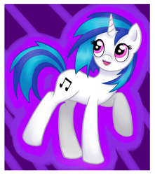 Size: 1628x1844 | Tagged: safe, artist:luciekj, dj pon-3, vinyl scratch, pony, unicorn, g4, 2014, female, mare, old art, solo