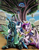 Size: 1200x1553 | Tagged: safe, artist:amalgamzaku, princess cadance, queen chrysalis, shining armor, oc, alicorn, changeling, changeling queen, changepony, hybrid, pony, unicorn, fanfic:off the mark, g4, bisexual, female, group photo, interspecies offspring, lesbian, male, offspring, outdoors, parent:queen chrysalis, parent:shining armor, parents:shining chrysalis, polyamory, ship:chrysarmordance, shipping, straight, tree