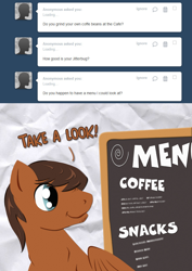 Size: 720x1016 | Tagged: safe, artist:dougboard, oc, oc:dusty (jitterbug-cafe), pegasus, pony, tumblr:jitterbug cafe, male, solo, stallion