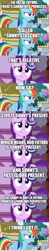 Size: 500x2531 | Tagged: safe, edit, edited screencap, screencap, rainbow dash, starlight glimmer, g4, comic, implied sunny starscout, screencap comic