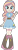 Size: 352x995 | Tagged: safe, artist:raindrop-lily, oc, oc only, oc:raindrop lily, human, equestria girls, g4, belt, boots, clothes, equestria girls oc, equestria girls-ified, high heel boots, shirt, shoes, simple background, skirt, socks, solo, transparent background