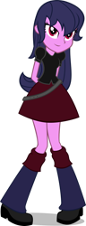 Size: 555x1439 | Tagged: safe, artist:deathnyan, oc, oc only, human, equestria girls, g4, boots, shoes, simple background, solo, transparent background