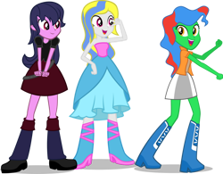 Size: 1012x790 | Tagged: safe, artist:deathnyan, oc, oc only, human, equestria girls, g4, boots, fluttershy's boots, rainbow dash's boots, shoes, simple background, transparent background, twilight sparkle's boots