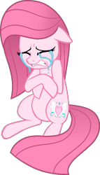 Size: 645x1125 | Tagged: safe, artist:muhammad yunus, oc, oc only, oc:annisa trihapsari, earth pony, pony, crying, sad, simple background, solo, transparent background