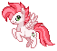 Size: 63x56 | Tagged: safe, artist:kannakiller, oc, oc only, oc:celestial flower, pegasus, pony, base used, female, green eyes, icon, mare, pegasus oc, pink hair, pixel art, simple background, solo, white background, wings