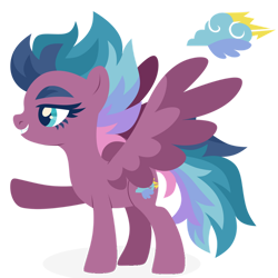 Size: 1024x1024 | Tagged: safe, artist:kabuvee, oc, pegasus, pony, female, mare, simple background, solo, transparent background