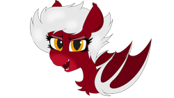 Size: 3840x2160 | Tagged: safe, artist:straighttothepointstudio, oc, bat pony, pony, bat pony oc, chest fluff, ear fluff, happy, high res, looking at you, simple background, smiling, smiling at you, solo, transparent background