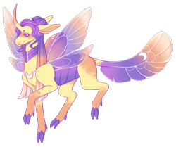 Size: 2852x2379 | Tagged: safe, artist:sleepy-nova, oc, oc:viola, changedling, changeling, high res, simple background, solo, transparent background