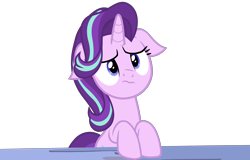 Size: 3924x2504 | Tagged: safe, artist:mrvector, starlight glimmer, pony, unicorn, g4, cute, female, floppy ears, frown, glimmerbetes, high res, mare, sad, sadorable, simple background, solo, transparent background, vector