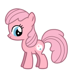 Size: 768x768 | Tagged: safe, artist:lauren faust, artist:sharksilverharpstrings, baby tiddley-winks, earth pony, pony, g1, g4, baby, baby pony, baby tiddlybetes, cute, female, filly, foal, g1 to g4, generation leap, looking at you, simple background, smiling, smiling at you, solo, transparent background, vector