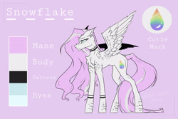 Size: 4040x2702 | Tagged: safe, artist:thelazyponyy, oc, oc only, oc:snowflake, pegasus, pony, female, mare, pegasus oc, solo, wings