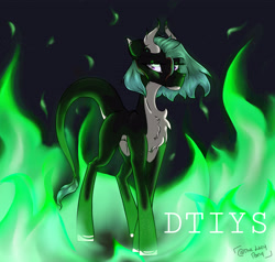 Size: 3151x3002 | Tagged: safe, artist:thelazyponyy, oc, oc only, pony, chest fluff, fire, high res, horns, leonine tail, solo, tail