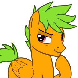 Size: 2048x2048 | Tagged: safe, artist:jamextreme140, oc, oc only, oc:galder rust, pegasus, pony, base used, high res, simple background, solo, thinking, transparent background