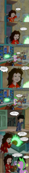 Size: 858x5088 | Tagged: safe, artist:swiftgaiathebrony, spike, dragon, human, g4, comic, dragon tales, female, male