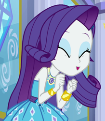 Size: 558x641 | Tagged: safe, screencap, rarity, human, equestria girls, g4, my little pony equestria girls: better together, super squad goals, cropped, cute, female, geode of shielding, magical geodes, raribetes, rarity peplum dress, solo