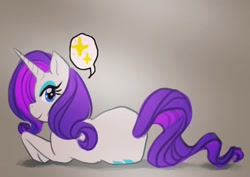 Size: 850x601 | Tagged: safe, artist:m0on13aby, rarity, pony, unicorn, g4, solo