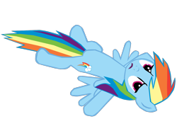 Size: 1280x947 | Tagged: safe, artist:benpictures1, rainbow dash, pegasus, pony, a dog and pony show, g4, belly, cute, dashabetes, female, inkscape, mare, open mouth, simple background, solo, transparent background, vector, worried