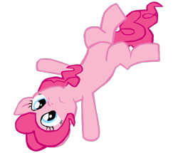 Size: 1280x1099 | Tagged: safe, artist:benpictures1, pinkie pie, earth pony, pony, a dog and pony show, g4, belly, cute, diapinkes, female, inkscape, lying down, mare, missing cutie mark, on back, simple background, solo, transparent background, vector