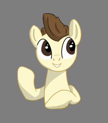 Size: 650x743 | Tagged: safe, artist:lil_vampirecj, edit, vector edit, pound cake, pegasus, pony, g4, adult, looking back, male, older, older pound cake, smiling, solo, stallion, vector