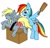 Size: 793x768 | Tagged: safe, artist:devilhooves, derpy hooves, rainbow dash, pegasus, pony, g4, 4chan, abuse, butt, colored, derpybuse, duo, eyes closed, paddle, plot, punishment, reddened butt, simple background, spank mark, spanked, spanking, standing on two hooves, strapped down, table, white background