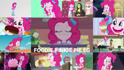 Size: 1968x1109 | Tagged: safe, edit, edited screencap, editor:quoterific, screencap, fluttershy, pinkie pie, human, acadeca, equestria girls, equestria girls specials, g4, my little pony equestria girls: better together, my little pony equestria girls: choose your own ending, my little pony equestria girls: dance magic, my little pony equestria girls: friendship games, my little pony equestria girls: holidays unwrapped, my little pony equestria girls: legend of everfree, my little pony equestria girls: mirror magic, my little pony equestria girls: spring breakdown, my little pony equestria girls: sunset's backstage pass, rarity investigates: the case of the bedazzled boot, rarity investigates: the case of the bedazzled boot: pinkie pie, saving pinkie's pie, super squad goals, the craft of cookies, the salty sails, tip toppings, too hot to handle, cake, clothes, collage, cupcake, eyes closed, food, lifejacket, one-piece swimsuit, open mouth, pinkie pie is best facemaker, snow cone, swimsuit