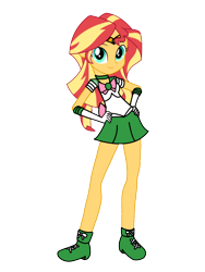 Size: 3072x4096 | Tagged: safe, artist:negiruart2016, artist:rollyagami02, sunset shimmer, human, equestria girls, g4, ami koshimizu, clothes, clothes swap, cosplay, costume, fernanda bullara, sailor jupiter, sailor moon (series), simple background, solo, transparent background, voice actor joke