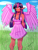 Size: 3024x4032 | Tagged: safe, artist:mylittleyuri, twilight sparkle, human, g4, alicorn humanization, blushing, breasts, choker, clothes, dark skin, dress, elf ears, female, flower, grass, horn, horned humanization, humanized, solo, winged humanization