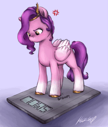 Size: 1017x1200 | Tagged: safe, artist:buttersprinkle, pipp petals, pegasus, pony, g5, my little pony: a new generation, adorapipp, angry, animated, cross-popping veins, cute, eyebrows, female, frown, gif, headband, madorable, mare, marelet, pipp is short, pipp is smol, pipp petals is not amused, scale, signature, smol, solo, stomping, unamused
