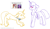 Size: 850x491 | Tagged: safe, artist:fuckomcfuck, derpibooru exclusive, prince blueblood, twilight sparkle, alicorn, pony, unicorn, g4, blushing, bowing, bowtie, female, male, one sided shipping, royalty, ship:twiblood, shipping, simple background, straight, twilight sparkle (alicorn), white background, whiteboard fox