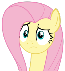 Size: 1538x1675 | Tagged: safe, artist:sketchmcreations, fluttershy, pegasus, pony, flutter brutter, g4, concerned, cute, female, frown, mare, simple background, solo, transparent background, vector