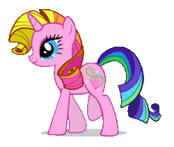 Size: 408x344 | Tagged: safe, artist:ponamona, rarity (g3), pony, unicorn, g3, g4, animated, cute, g3 raribetes, g3 to g4, generation leap, loop, perfect loop, simple background, smiling, solo, transparent background, walk cycle, walking
