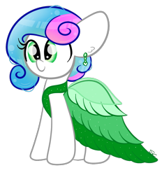 Size: 935x994 | Tagged: safe, artist:sugarcloud12, oc, oc:sugar cloud, pony, clothes, dress, female, mare, simple background, solo, transparent background