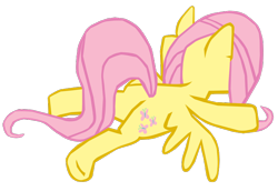 Size: 800x551 | Tagged: safe, artist:benpictures1, fluttershy, pegasus, pony, a dog and pony show, g4, butt, cute, female, flutterbutt, inkscape, plot, shyabetes, simple background, solo, transparent background, vector