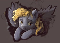 Size: 3709x2676 | Tagged: safe, artist:inkhooves, derpy hooves, pegasus, pony, g4, female, high res, mare, solo