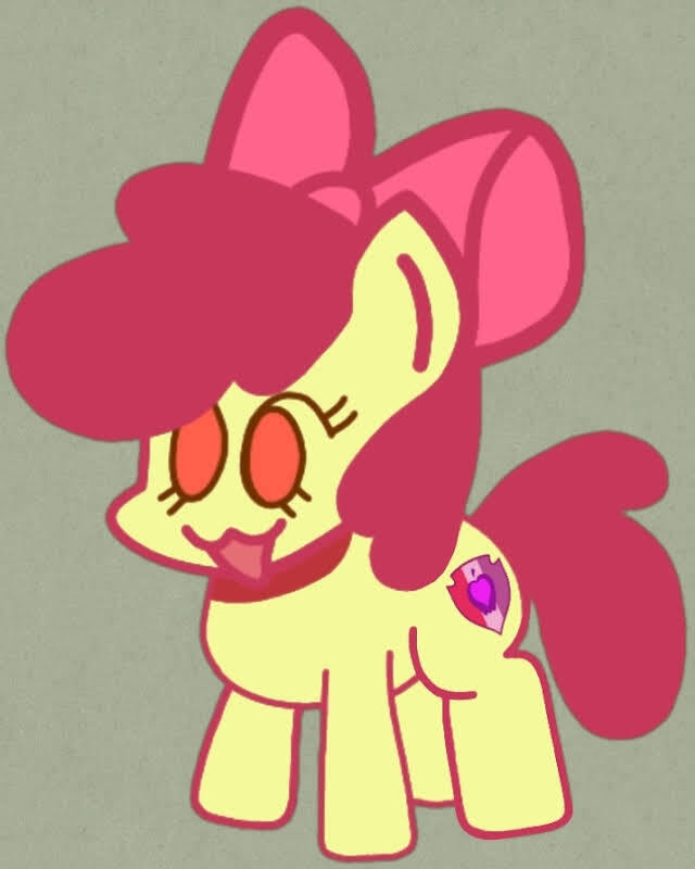 2935203 Safe Artist Darlycatmake Artist Rainbrony Apple Bloom